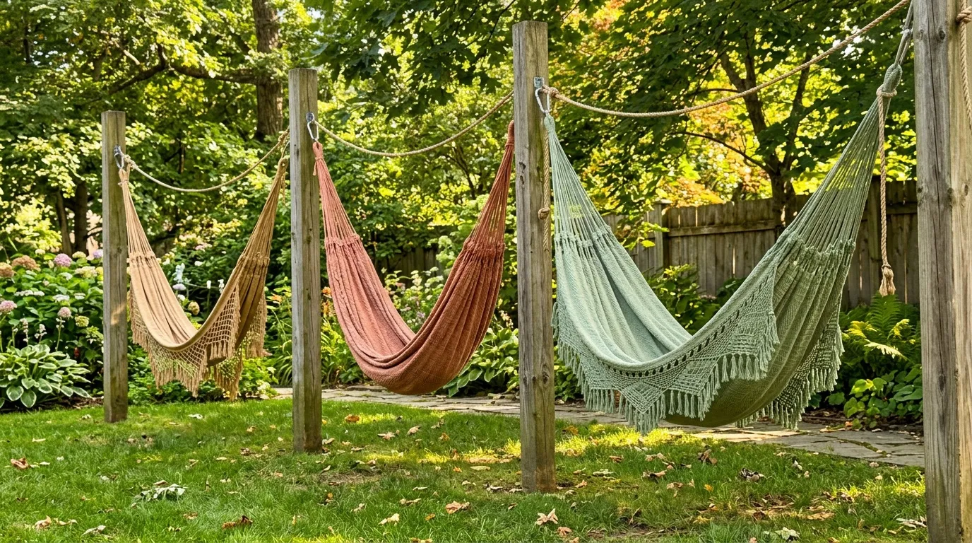 Suspendre un hamac au balcon sans percer : nos astuces