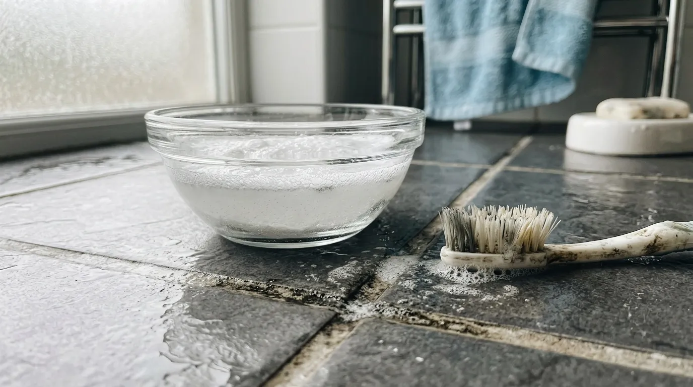 Nettoyer les joints de douche naturellement