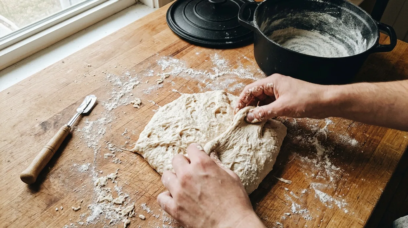 Pain maison sans pétrissage : facile et rapide